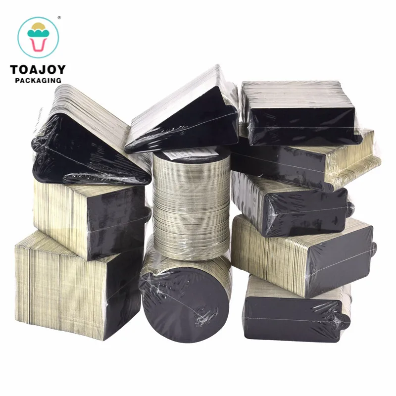 Пергаментную мини черные доски десерт бумаги торт Совета для Тирамису