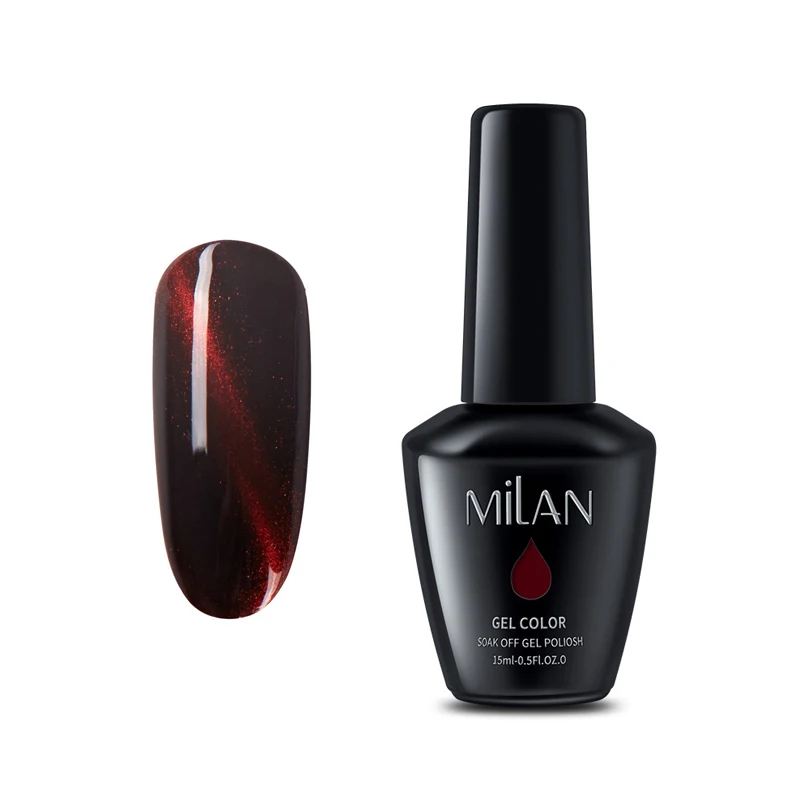 15 ML Nail Art Semi Permanent Soak Off Purple Cat Eyes Magnet Gel Polish LED UV Gel Nail Polish Magnetic Gel