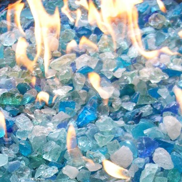 New design fire glass made in China