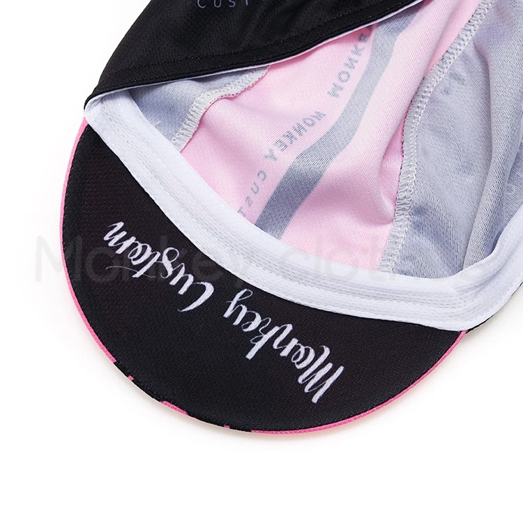 High quality custom bicycle cycling caps full sublimation