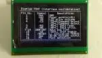 T6963 22 pins 240x128 dot matrix color lcd module 240x128 pixels mono tft graphic lcd display