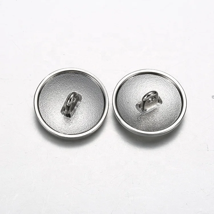 Custom Embossed Sewing Zinc Alloy Shank Buttons Metal Military Uniform Buttons