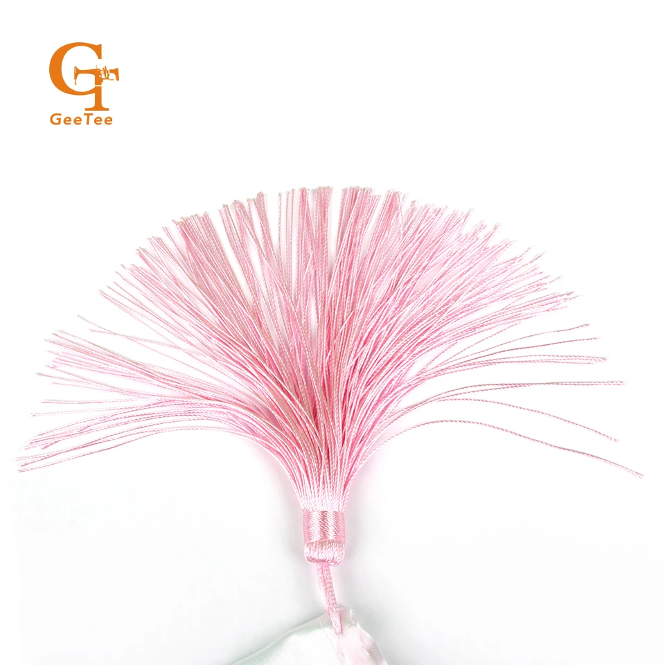 custom logo shop name Virgin hair bundle extensions packaging bags,Customized Luxury silk satin bags hair packing with tassel