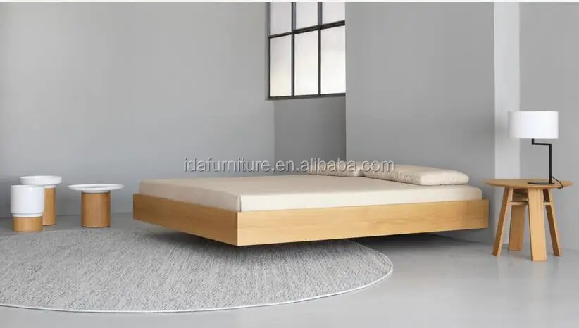 Американского дуба/орех/ясень древесины современным деревянная двуспальная