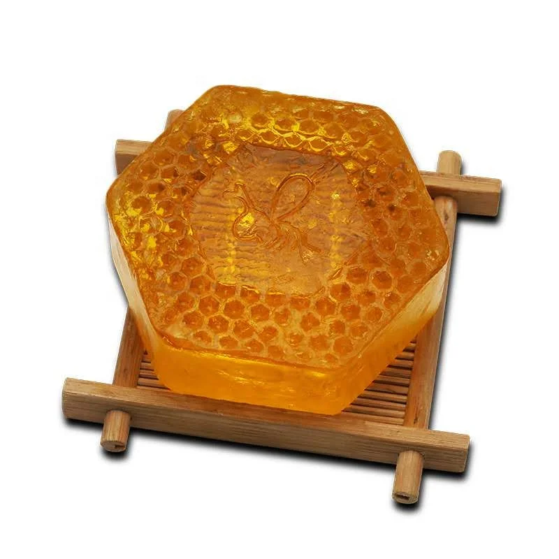 New Design High Quality Popular Hand Made Bee Honey Soap Antiseptic Bath Soap