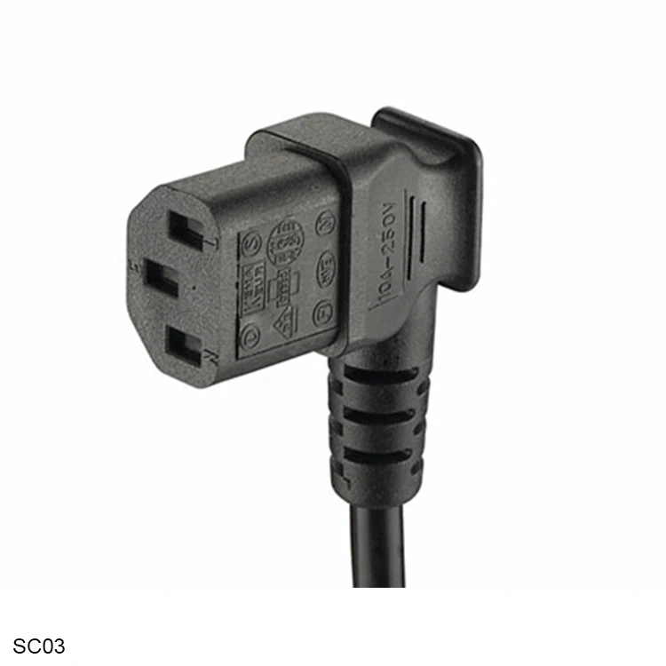 США Великобритании Австралии Европа VDE ЕС AC удлинитель Электрический 10A 250 V IEC C13 C14 разъем 90 градусов шнур питания