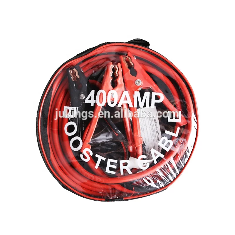 Battery Jumper Cables 4 Gauge 20 Feet Heavy Duty Booster Cables (4AWG x 20Ft)