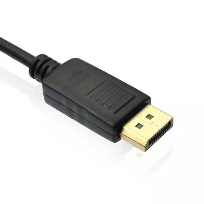 DP to VGA Adapter DisplayPort to VGA Converter DP Cables Adapter Male to Female 1080P for HDTV LCD
