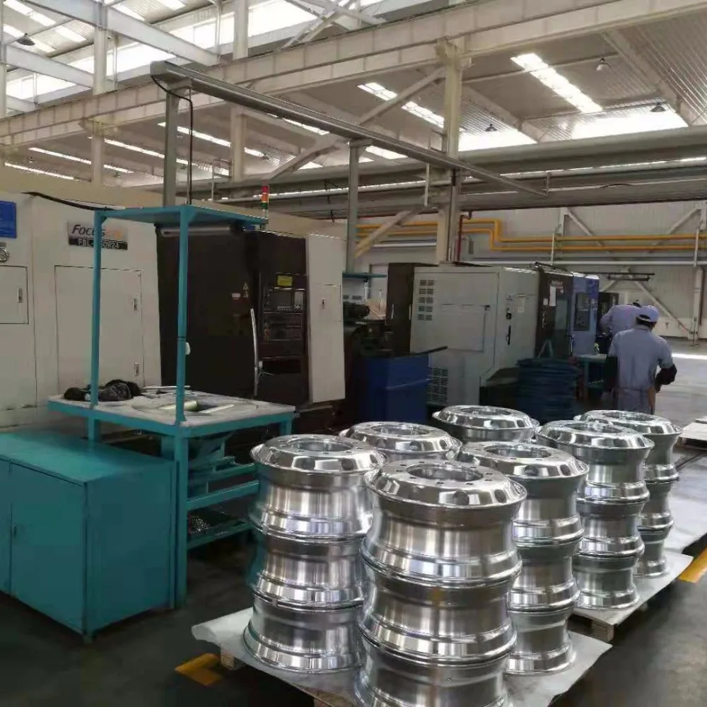 Factory Truck Wheel Rim Aluminum 8.25x22.5 9.0x22.5 Machined/Polished/Chromed/Anodized for corrosion resistance PCD335/285.75