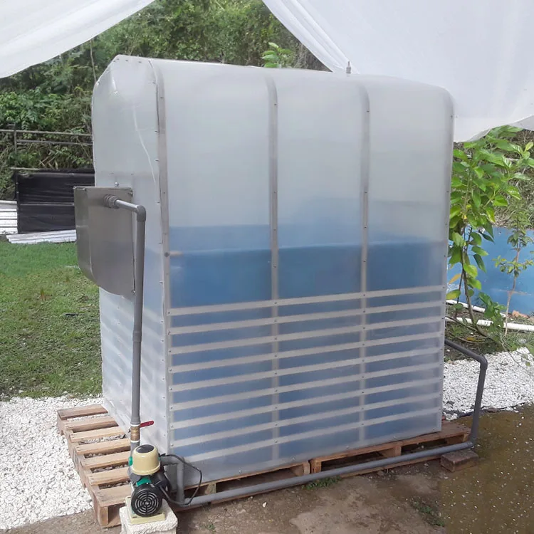 DIY Membrane Plastic Tank Biogas Digester Plant with Stove for Home Cooking