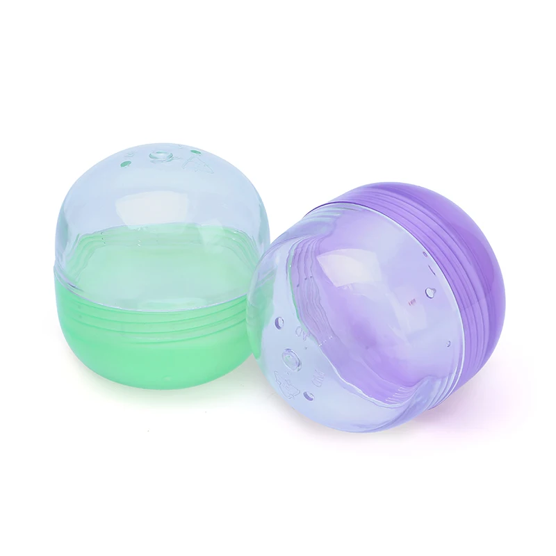 Plastic Toy Egg Capsule Ball Transparent Colour Empty Capsule