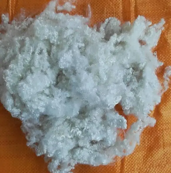 Recycled lowest price 7D*64mm HCS polyester staple fiber Polyester Fiber Manufacturers and Suppliers