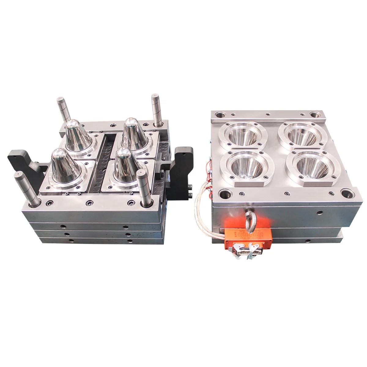 Needle valve gate shut off Hot Runner Plastic Wide Mouth Honey Jar PET Preform Mould