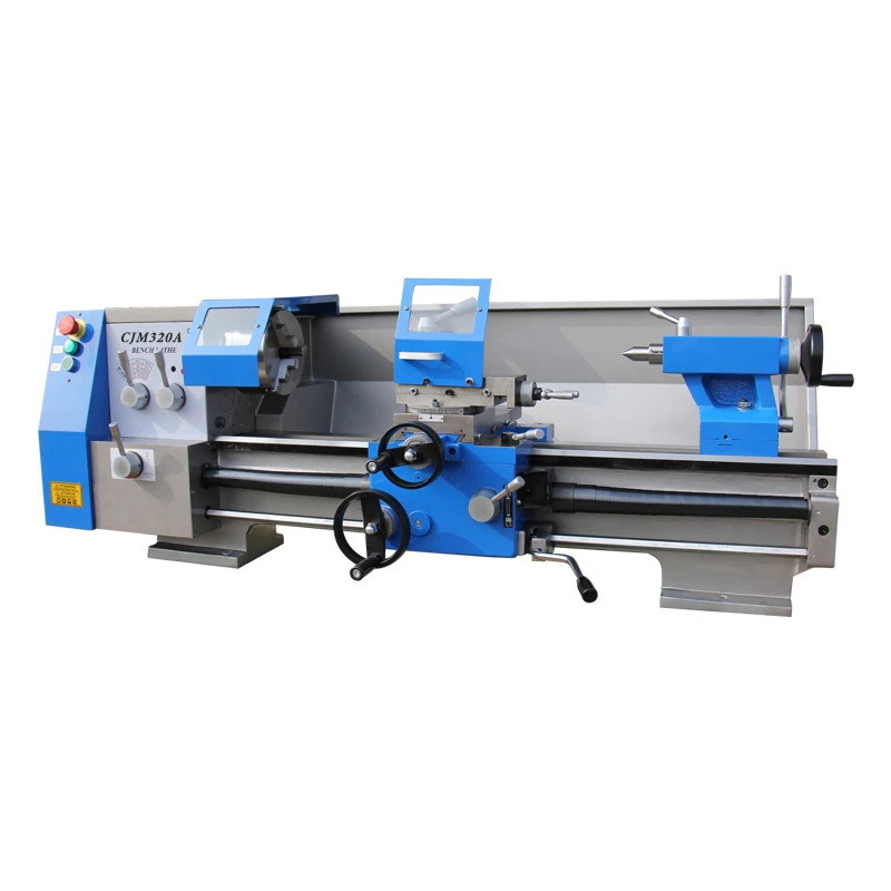 
CJM320A 330mm swing over bed mini metal bench lathe with short delivery time in China 