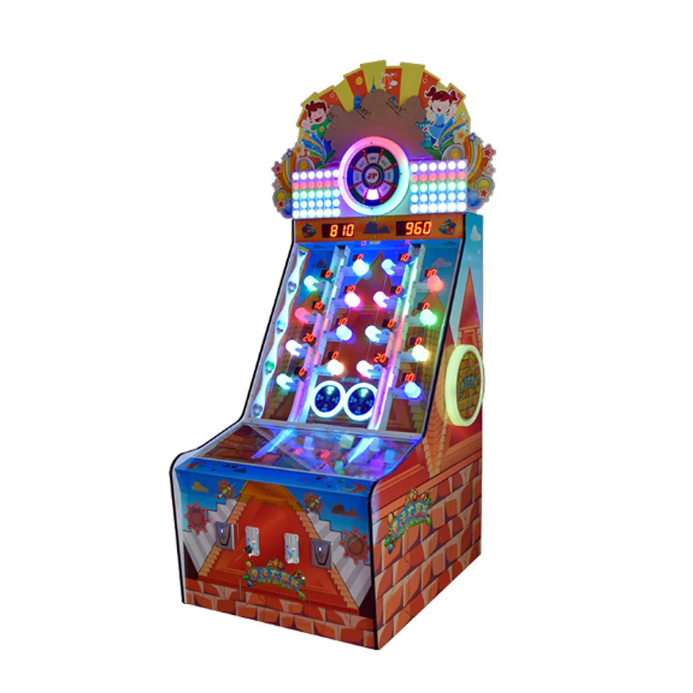 Indoor coin operated arcade amusement park Lucky Monopoly ticket lottery game machine amusement for sale