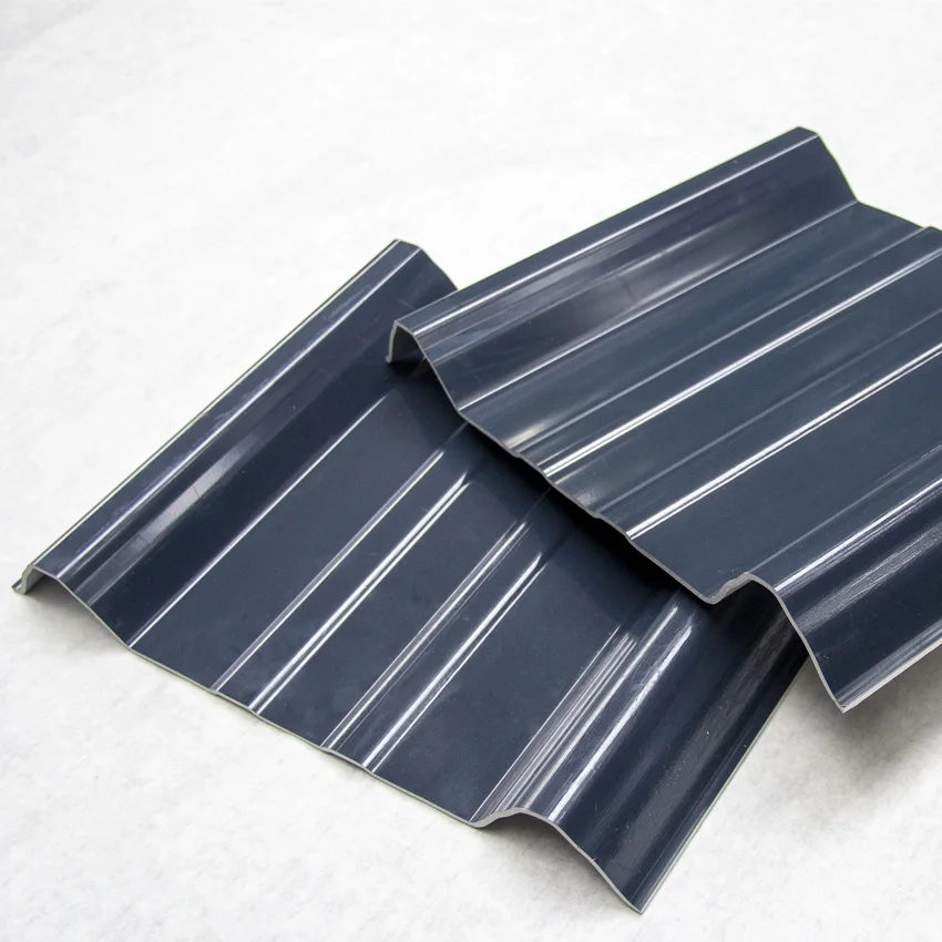 Гофрированная испанская синтетическая смола пластиковая кровля ПВХ ASA лист плитка колониальная