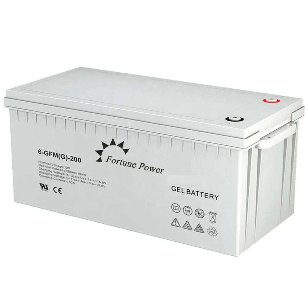 LEOCH 12V 200Ah Lead Acid UPS AGM GEL VRLA Storage Lead Acid Battery DJM12200