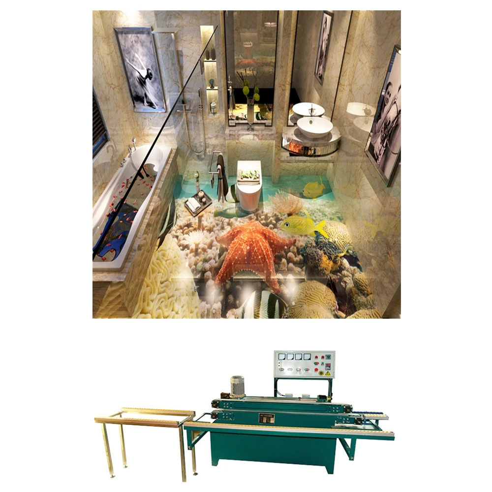 2018 bathroom floor decoration polished porcelain ceramic tile making machine