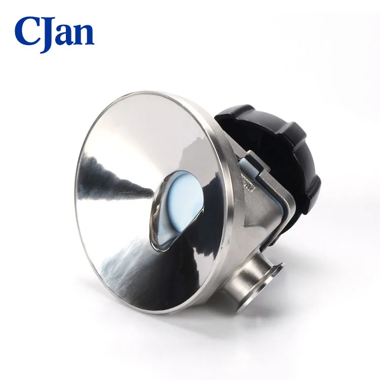 Manual Stainless Steel Sanitary Tank Bottom Membrane Diaphragm Valve 304/316L