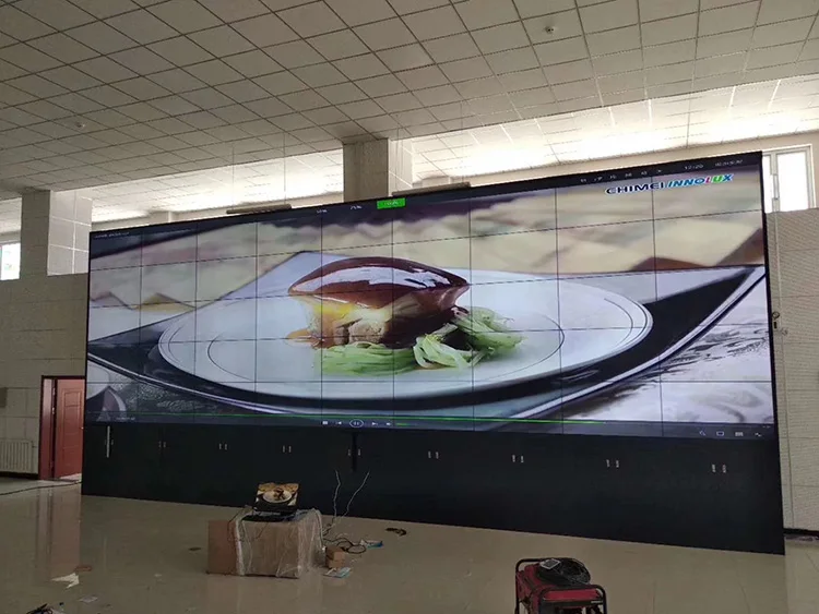 HD 4K разрешение 49 дюймов бесшовный ЖК-видео Телевизор настенный дисплей для торгового центра Модный магазин