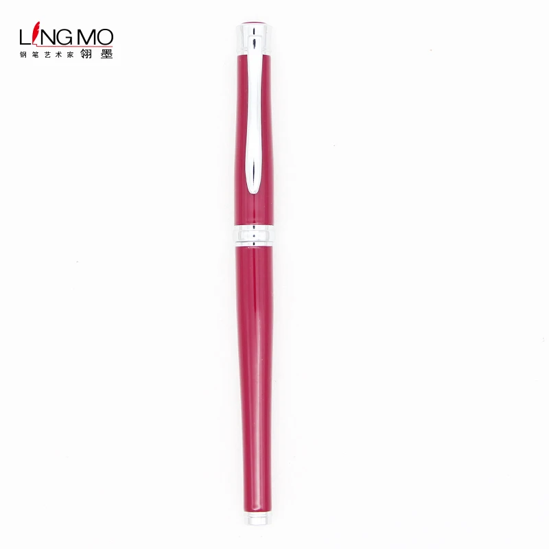 Lingmo Luxury Gift Personalised Metal Fountain Pen with Custom Logo OEM Design Pen