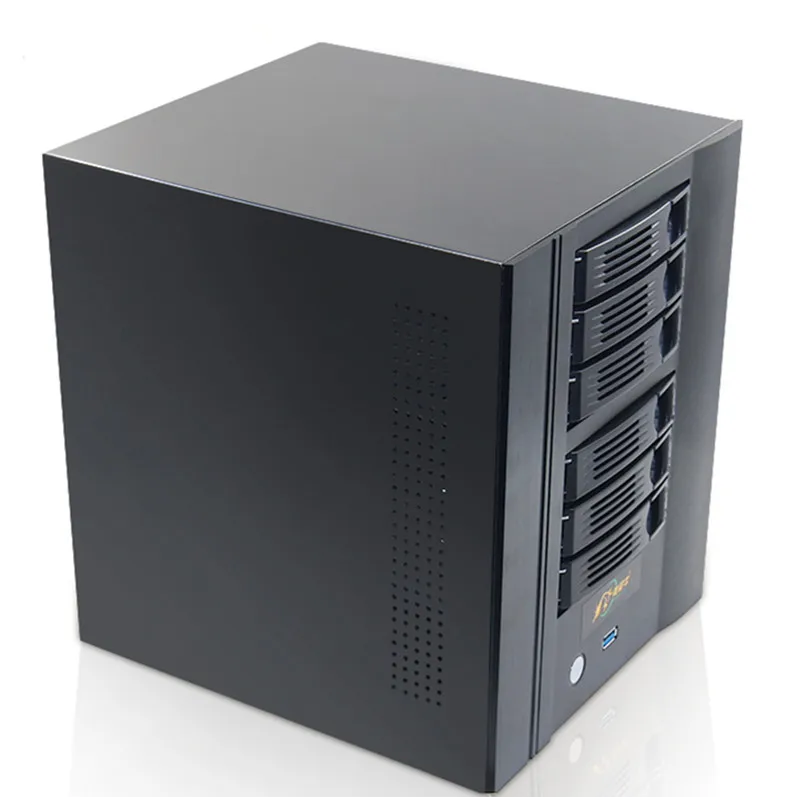 6bays wifi nas case hot swapfor 6 hard drive with 250w power supply