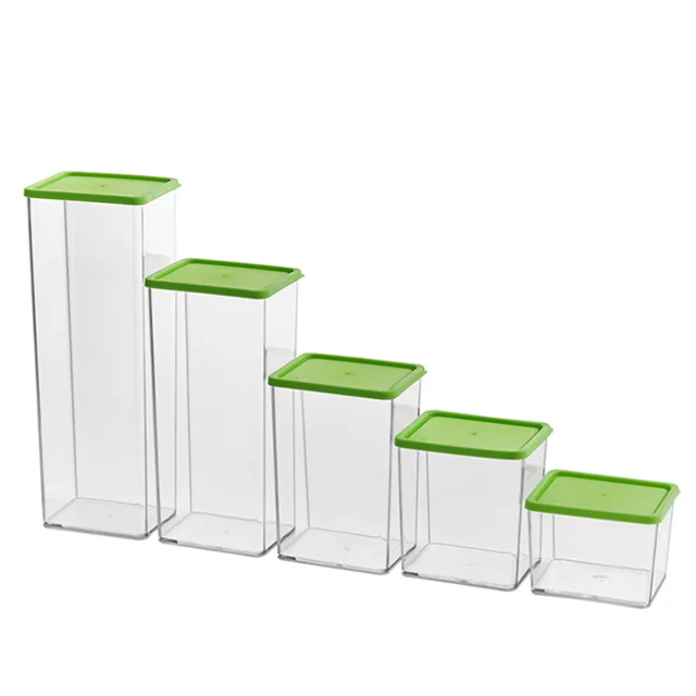 High Quality Cheaper Price Leakproof BPA Free Eco Friendly Rectangle Plastic Resortable Containers Set Portable Online Shopping