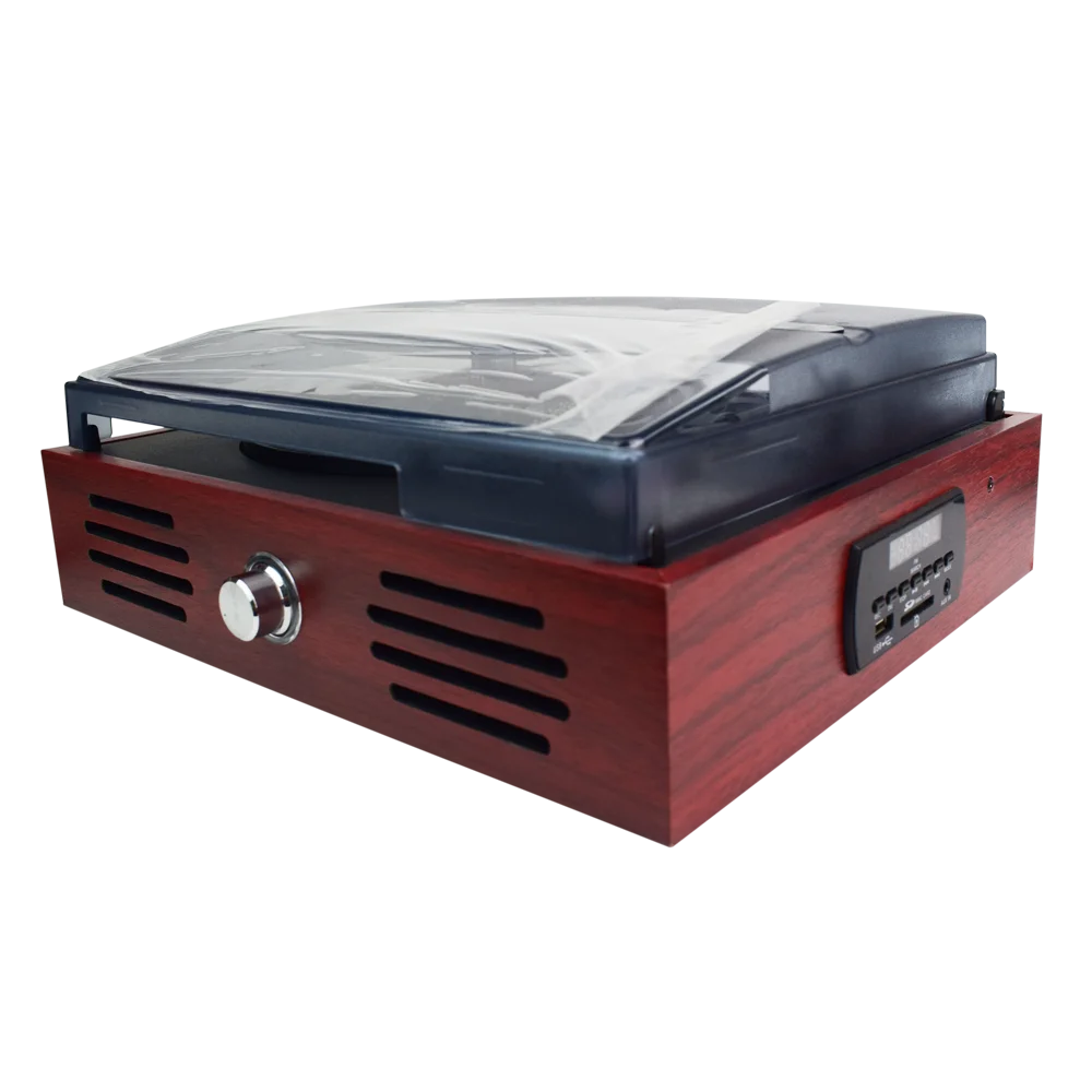 Skywin Ретро деревянный стерео проигрыватель и виниловые пластинки с usb sd запись, радио, am, fm, кассеты