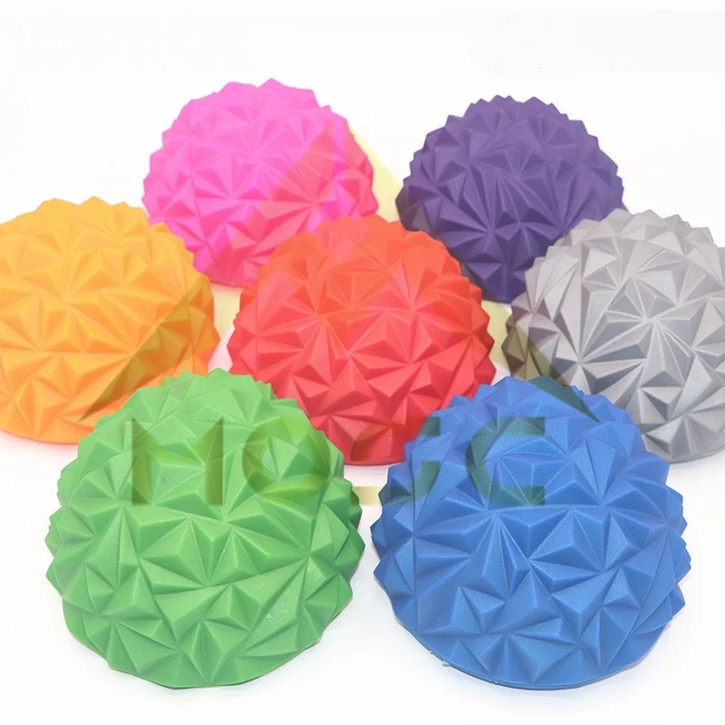 Wholesale custom mini pvc fitness half foot massage balls
