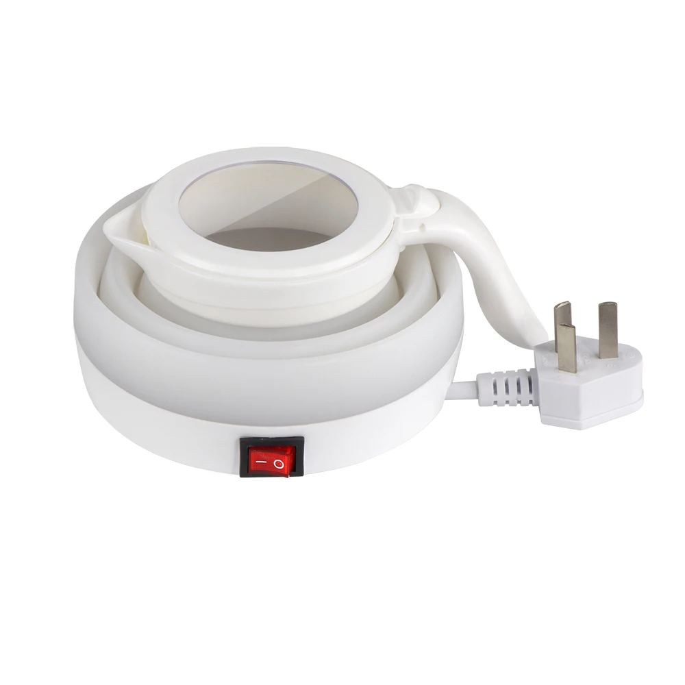 Высококачественный уникальный самый тонкий быстро Электрический Силиконовый складной чайник