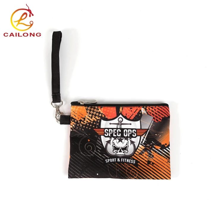 Новый дизайн Портативный полиэстер персонализированные печатные молнии на заказ пенал