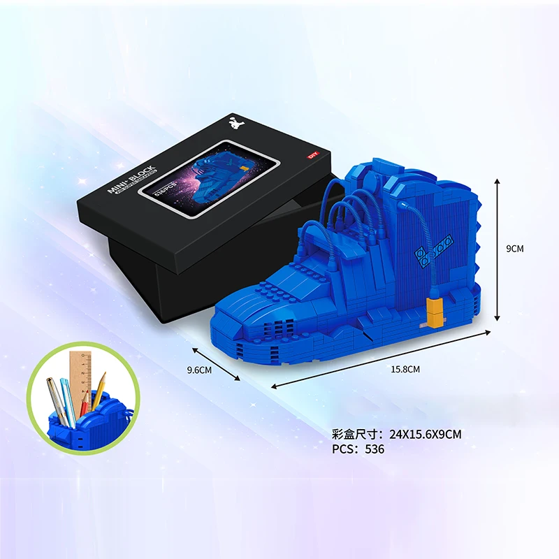 Оптовая продажа, мини-строительный блок AJ, одна корзина, мяч, игрушечный блок