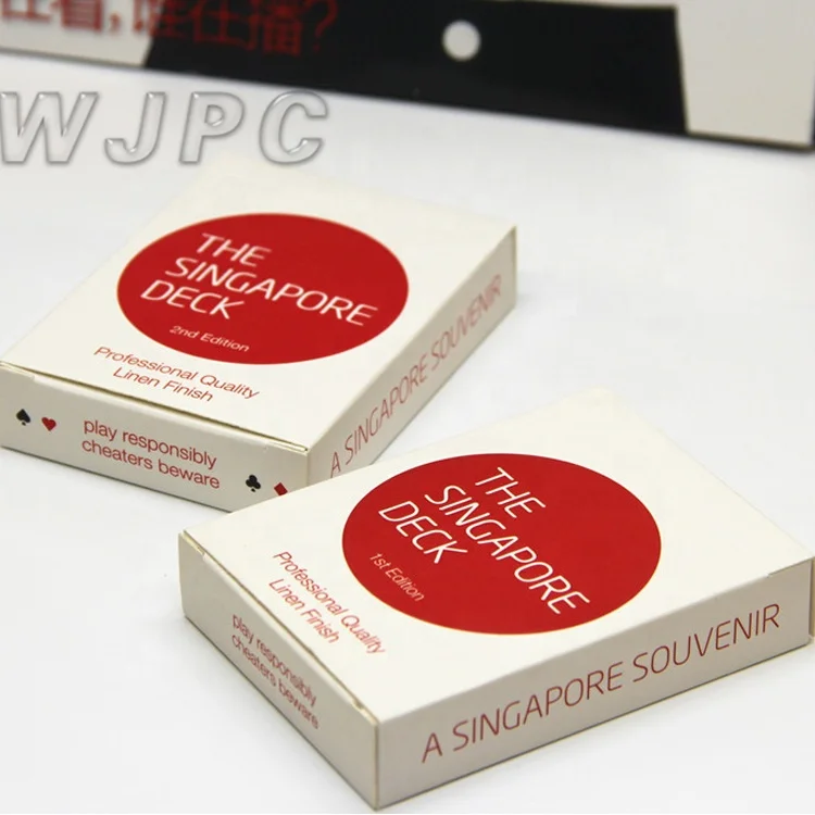 Индивидуальные сделать напечатанное качество двусторонняя Экологичные Кент игральные карты с пользовательские коробки