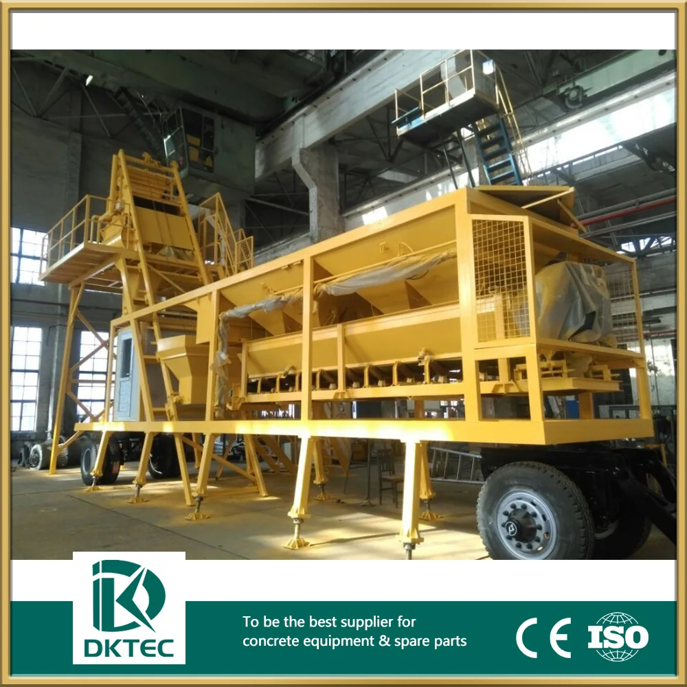 35m3 Ready Mix Small Mobile Concrete Batching Plant for Sale