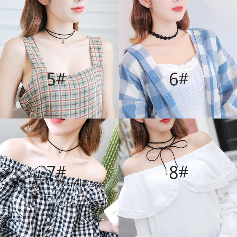 custom various lace choker ribbon necklace women set jewelry velvet knot necklaces