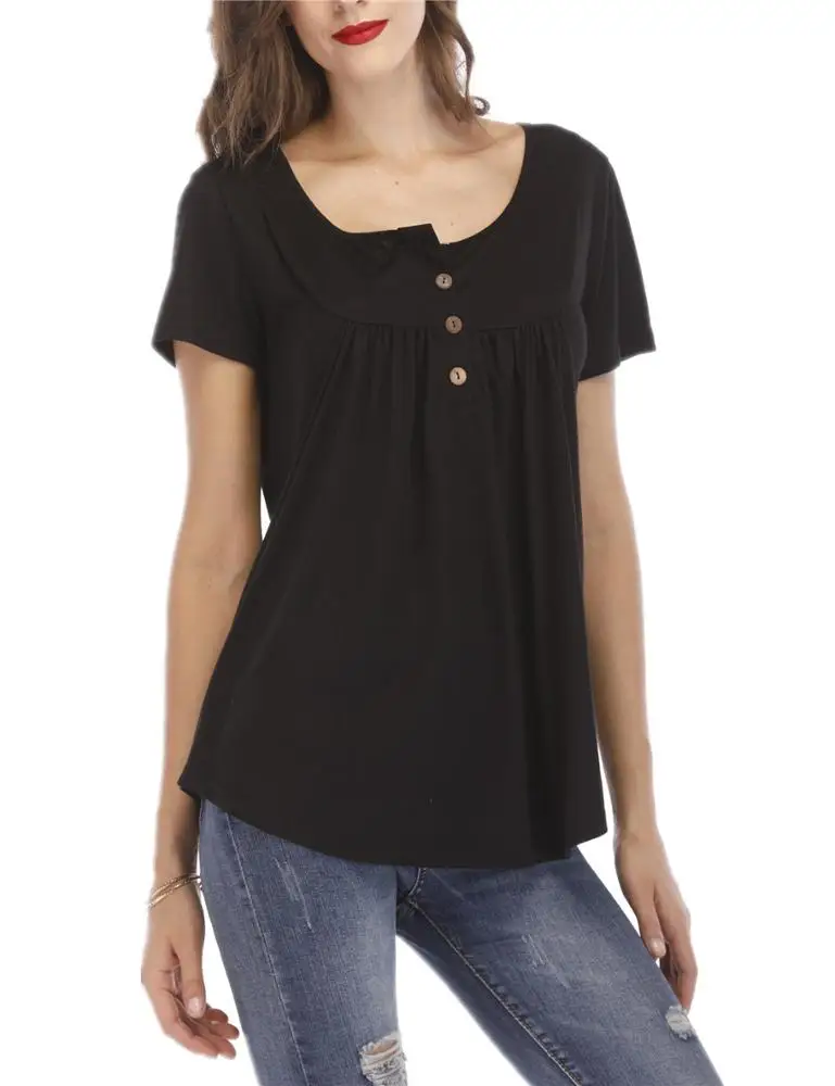 OEM logo design blank oversized custom printing polyester print cotton woman shirt