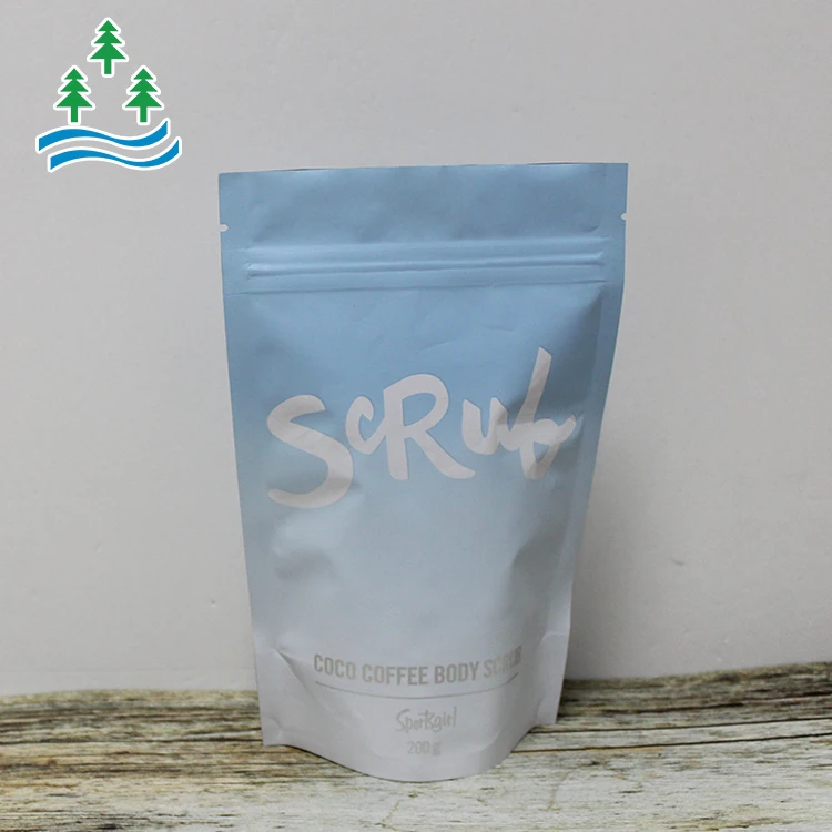 Salt Packaging Stand Pouch Bags Bath Salt Packaging Plastic Resealable Self-standing Natural