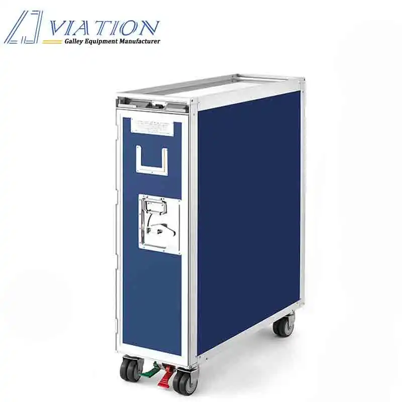 High demand aluminum airline equipment airplane trolly service cart