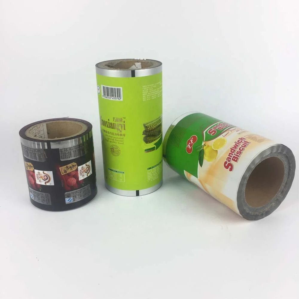 ODM OEM алюминиевая фольга для упаковки пищевых продуктов, рулон пластиковой пленки, рулон кофейных саше для упаковочной машины