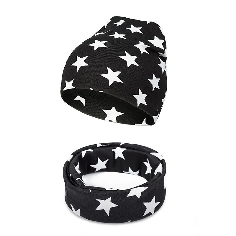 Spring Autumn Cotton Baby Beanie Hats Cartoon Print Newborn Hat Elastic Toddler Infant hat For Girls Boys Children Photo Props