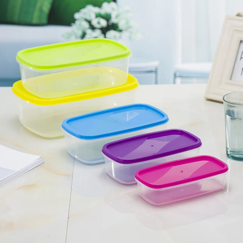 Unique travel large plastic cylinder reusable prep food storage containers