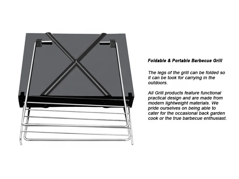 Outdoor Portable bbq grill use on the table