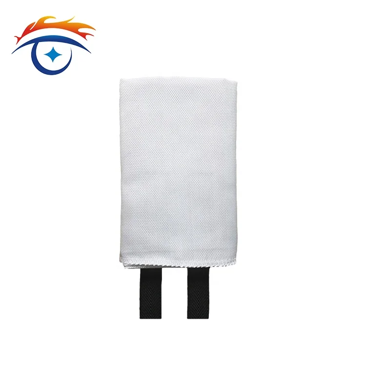 EN1869 certificate fiberglass emergency fire blanket for kitchen