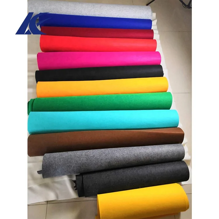 
Needle Colored Polyester Felt Polyester Felt Fabric Rolls 