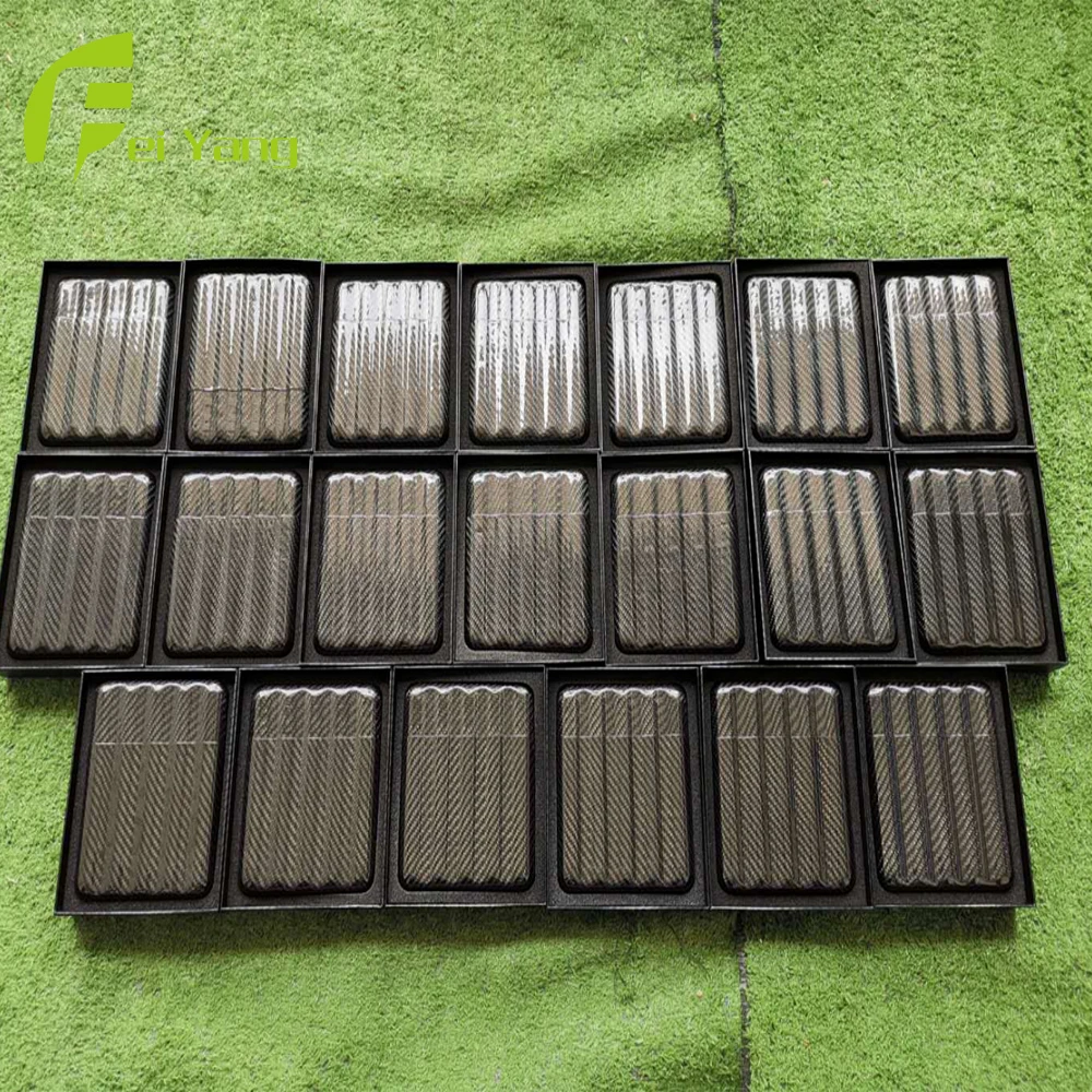 2019 China FY Sport Customized printing carbon fiber cigarette case cigar tubes humidor
