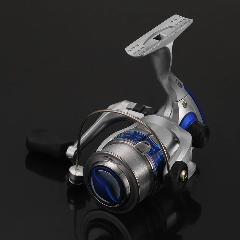 ABS Plastic Body Fishing Reels G-Ratio 5.5:1 Bait Folding Rocker Spinning Wheel Fishing Reel Carpa Molinete De Pesca
