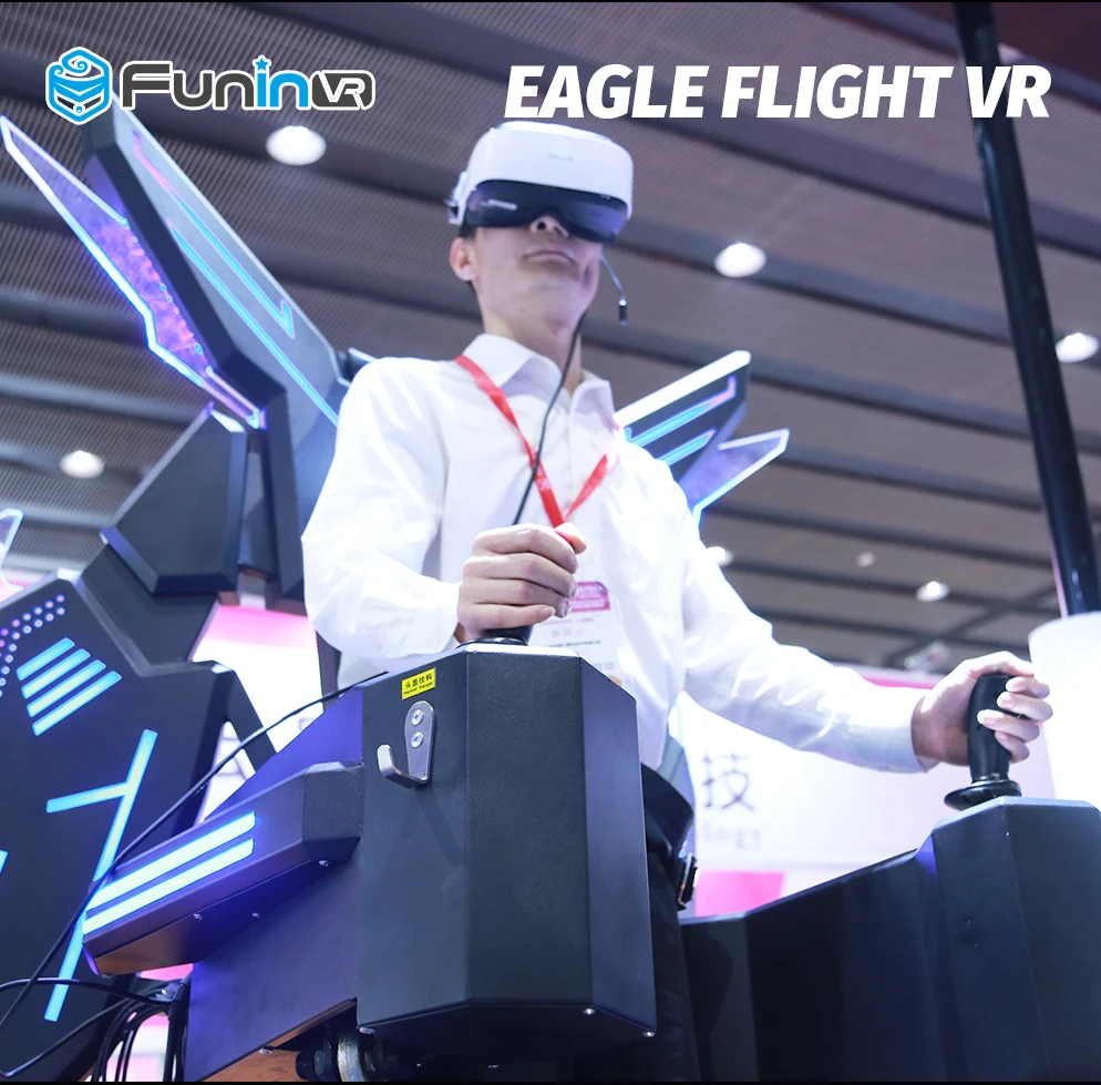 
2019 FunInVR Virtual Reality Aviation Flight Simulator With 3D movies 