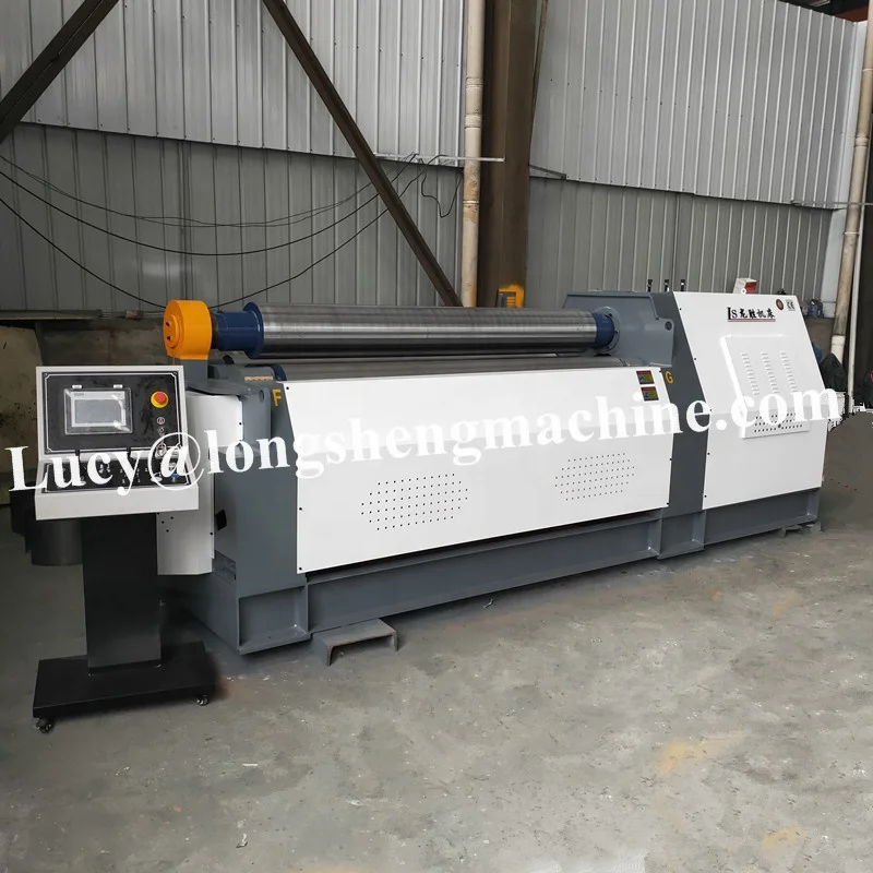 CNC Vertical Iron Plate Rolling Machine /High Quality 4 Roller Plate Rolling Machine Price
