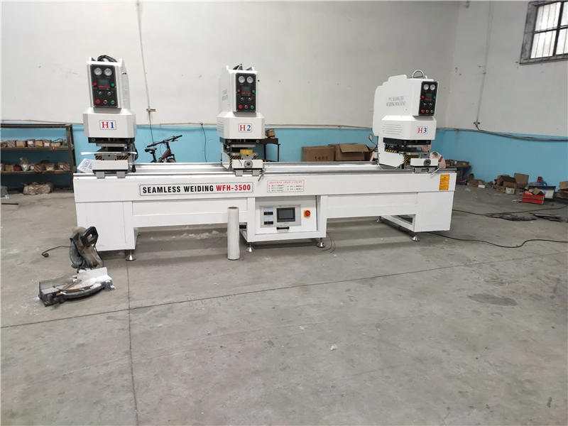 
SHZ3G-100X3500 Three Head UPVC PVC Window And Door Welding Making Machine 