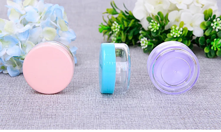 
Cheap can customize simple Pretty good round black cosmetic face cream jars 